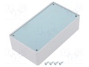 Enclosure: multipurpose; X: 70mm; Y: 125mm; Z: 35mm; COFFER A; ABS