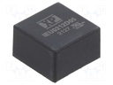 Isolated Board Mount DC/DC Converter, ITE, 2 Output, 2 W, 5 VDC, 200 mA, -5 VDC