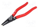 Pliers; internal circlip; Ring: internal; Pliers len: 180mm