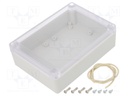 Enclosure: multipurpose; X: 105mm; Y: 145mm; Z: 40mm; Ritec; IP65