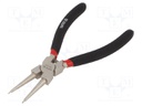 Pliers; internal circlip; Ring: internal; 150mm; V: straight