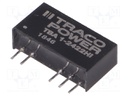 Converter: DC/DC; 1W; Uin: 21.6÷26.4V; Uout: 12VDC; Uout2: -12VDC