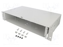 2U; Enclosures accessories: telescopic patch panel