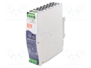 Power supply: switched-mode; 60W; 24VDC; 24÷29VDC; 2.5A; 450g; 89%