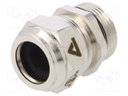 Cable gland; M25; IP68; Mat: brass; Body plating: nickel