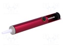 Desoldering pump; PTFE; high suction force; L: 160mm