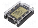 Relay: solid state; Ucntrl: 80÷280VAC; 50A; 48÷480VAC; 3-phase