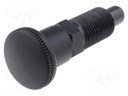 Indexing plungers; Thread: M16; Plating: black finish; Mat: steel