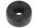 Oil seal; NBR; D: 6mm; -40÷100°C; Shore hardness: 70; Shaft dia: 4mm