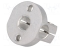 Mounting coupler; D: 12mm; S: 10mm; Base dia: 38mm; H: 25mm