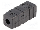 Mounting coupler; for profiles; W: 17mm; H: 42mm; Mat: polyamide