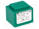 Transformer: encapsulated; 2.5VA; 230VAC; 18V; 138.8mA; IP00; 100g