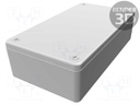 Enclosure: multipurpose; X: 63mm; Y: 113mm; Z: 31mm; 1591XX; ABS; grey