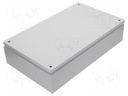 Enclosure: multipurpose; X: 300mm; Y: 500mm; Z: 120mm; KL; light grey