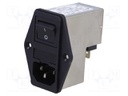 Connector: AC supply; socket; male; 2A; 250VAC; IEC 60320; -25÷85°C