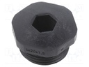 Stopper; M20; IP54; Mat: polyamide; black; Man.series: V-NE Metric