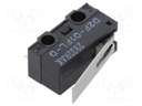 Microswitch SNAP ACTION; SPDT; ON-(ON); Pos: 2; IP40; -25÷85°C