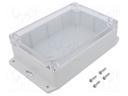 Enclosure: multipurpose; X: 121mm; Y: 171mm; Z: 55mm; polycarbonate