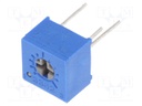 Potentiometer: mounting; single turn,horizontal; 100kΩ; 250mW