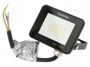 Lamp: LED flood light; 230VAC; 10W; cool white; 120°; 6500K; IP65