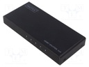 Splitter; HDCP 2.2,HDMI 2.0; black; Input: DC socket,HDMI socket