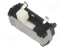 Switch: slide; Pos: 2; SPDT; 0.2A/12VDC; ON-ON; Mounting: SMT