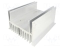 Heatsink: extruded; U; L: 150mm; W: 124mm; H: 80mm; 1K/W; aluminium