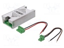 Power supply: switched-mode; volatage source; 30W; 12VDC; 2.5A