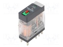 Relay: electromagnetic; DPDT; Ucoil: 120VAC; 5A/250VAC; 5A/30VDC