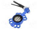 Inter-flange flap valve; cast iron; NBR; max.16bar; -20÷120°C