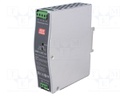 Power supply: DC/DC; 120W; 24VDC; 7.5A; 33.6÷67.2VDC; Mounting: DIN