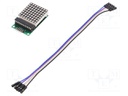 Module: display; LED display; 5VDC; MAX7219; 50x32x15mm; module