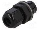 Cable gland; IP68; Mat: polyamide; black; push-in