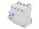 RCD breaker; Inom: 63A; Ires: 30mA; Max surge current: 250A; DIN