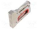 Stapler; recoilless,adjusting of punching force; Mat: steel