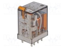 Relay: electromagnetic; DPDT; Ucoil: 230VAC; 10A/250VAC; 10A/30VDC