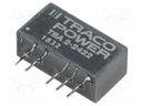 Converter: DC/DC; 2W; Uin: 21.6÷26.4V; Uout: 12VDC; Uout2: -12VDC