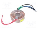 Transformer: toroidal; 100VA; 230VAC; 22V; 22V; 2.27A; 2.27A; 1.1kg