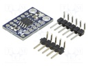 Extension module; pin strips; Interface: SPI; Assoc.circ: MCP4151