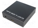 Converter; Colour: black; Features: Full HD; Input: SCART socket