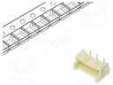 Wire-board; socket; male; XA; 2.5mm; PIN: 6; SMT; 250V; 3A; -25÷85°C