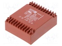 Transformer: encapsulated; 14VA; 115/230VAC; 12V; 12V; 583mA; 583mA