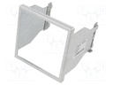 Adapter for DIN rail; Dim: 92x92mm; Dimensions: 96x96mm