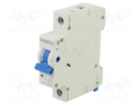 Circuit breaker; 230/400VAC; Inom: 4A; Poles: 1; Charact: B; 6kA