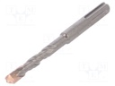 Drill bit; for concrete; Ø: 8mm; L: 110mm; metal; cemented carbide