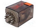 Relay: electromagnetic; 3PDT; Ucoil: 24VDC; 10A/250VAC; 10A/30VDC