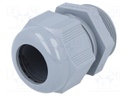 Cable gland; M32; IP68; Mat: polyamide; dark grey