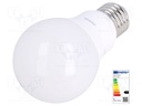 LED lamp; cool white; E27; 230VAC; 806lm; 9W; 6500K; CRImin: 80