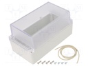 Enclosure: multipurpose; X: 85mm; Y: 165mm; Z: 85mm; Ritec; IP65