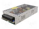 Power supply: industrial; single-channel,universal; 150W; 3.3VDC